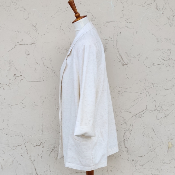 Vintage Lightest Milky Oatmeal Blazer - Picture 4 of 10